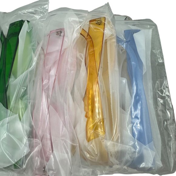 Box Of 10 Trendy Sunglasses Assorted Colors Styles Unisex Fashion Eyewear Props - Picture 13 of 16